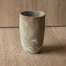 岩石紋手捏杯子