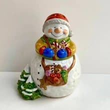 大瓷雪人雕像哈申羅伊特|新年雪人