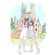 【電繪-日系簡約風】似顏繪 電子檔/桌布