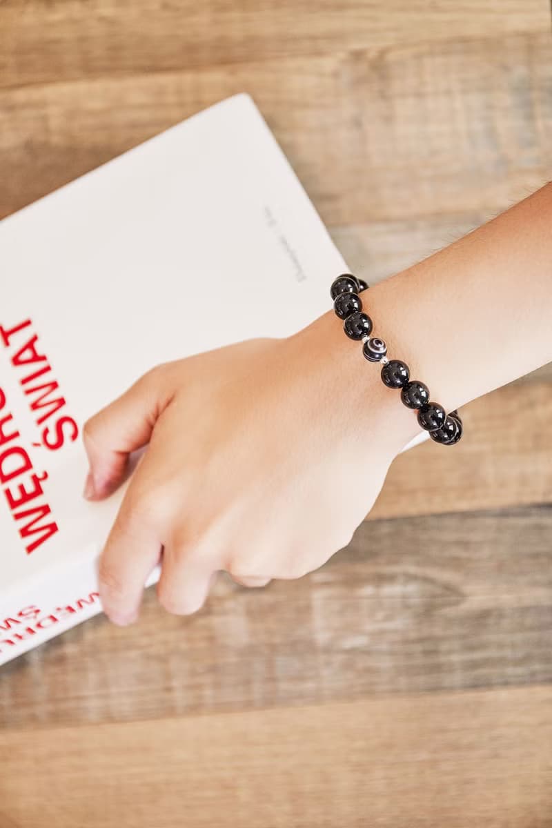 黑曜石眼男士手鍊、(含開光)釋放負能量、避邪、化煞、轉運、聚財