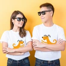 【Walkplus】抗菌除臭機能棉T(飛翔黃狗)情侶款