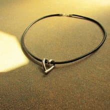 curly heart necklace 愛心捲項鍊 | 925銀 限量 情人節禮物 心型