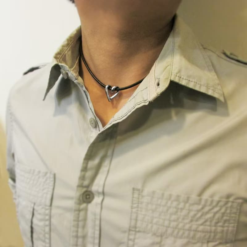 curly heart necklace 愛心捲項鍊 | 925銀 限量 情人節禮物 心型
