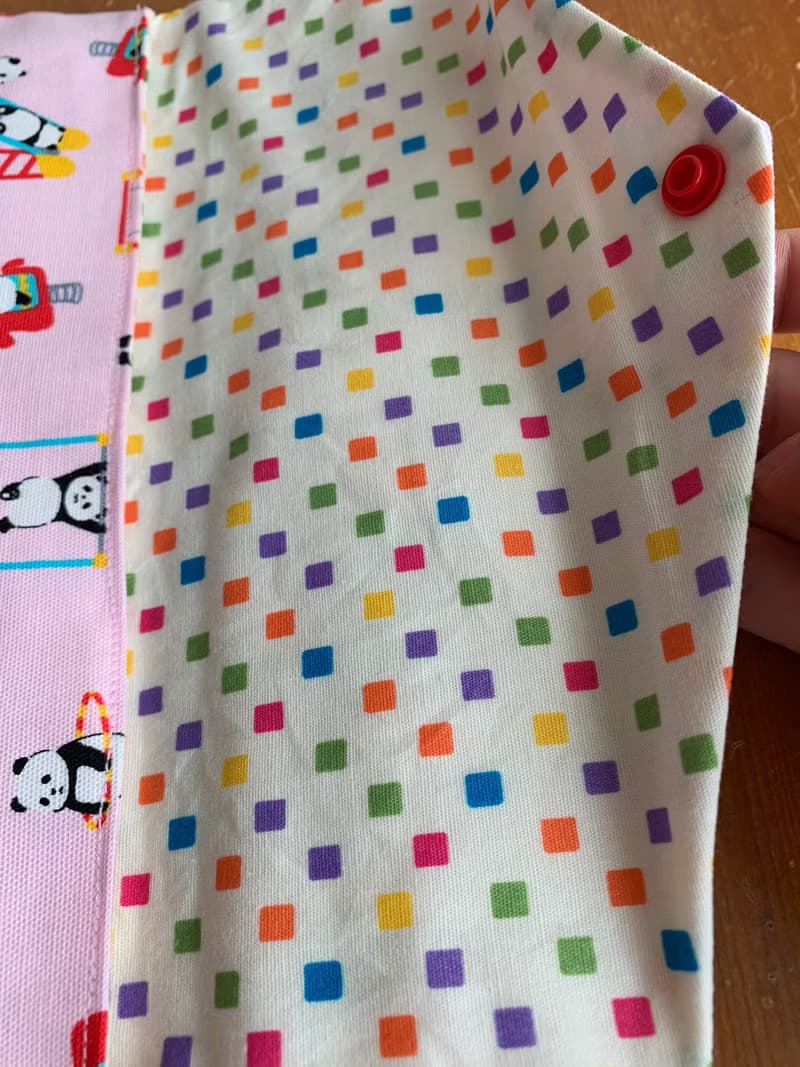文青風環保筷袋  圓圓愛運動 淺粉 手作餐具袋.交換禮物.