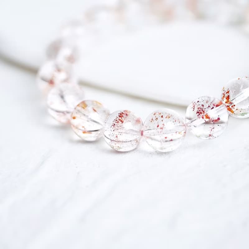 頂級全淨透 紅超七三輪骨幹 大球球手鍊