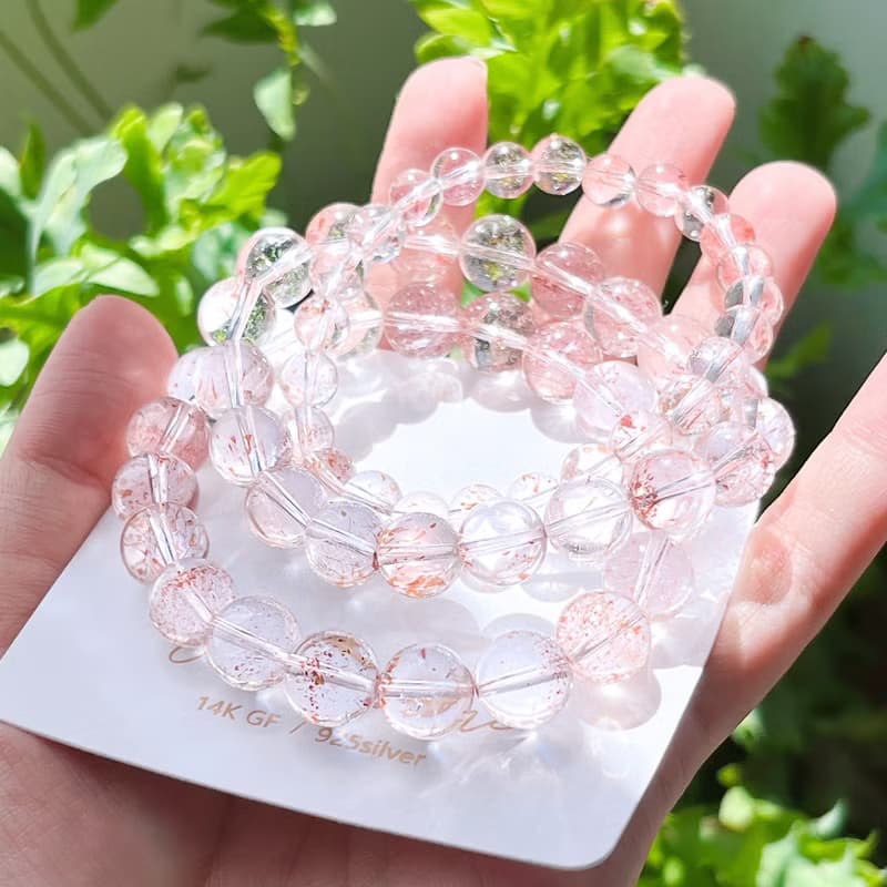 頂級全淨透 紅超七三輪骨幹 大球球手鍊