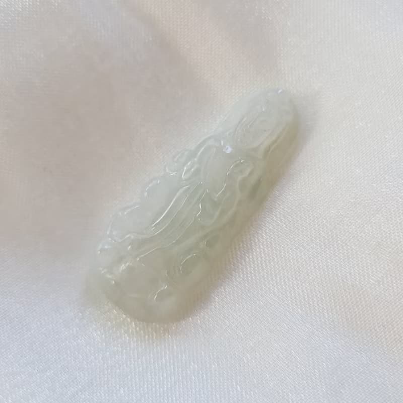 冰膠晴水觀音 | 天然緬甸玉A貨翡翠