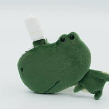 Bucute綠恐龍護身符.御守套.平安符袋/寶寶專用/手工製作/彌月禮物