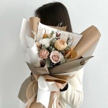 Flora Flower永生乾燥花束-香榭落葉