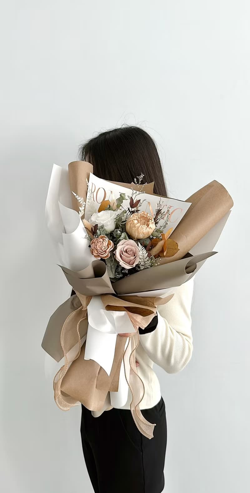 Flora Flower永生乾燥花束-香榭落葉