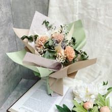 【康乃馨永生花束】我的好友媽媽—開放前進型|永生花束|乾燥花束