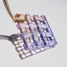 ガラスの木漏れ日(こもれび【朝焼け】ネックレス)【受注制作】