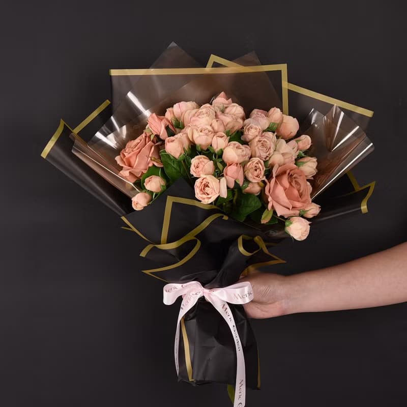 Meric Garden  仿真暮粉頌歌 Rosé Nocturne花束