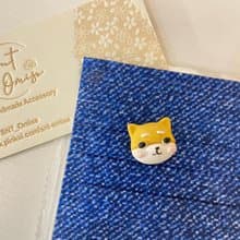 【寵物・柴犬・擴香石口罩扣】香港手作/擴香石飾品