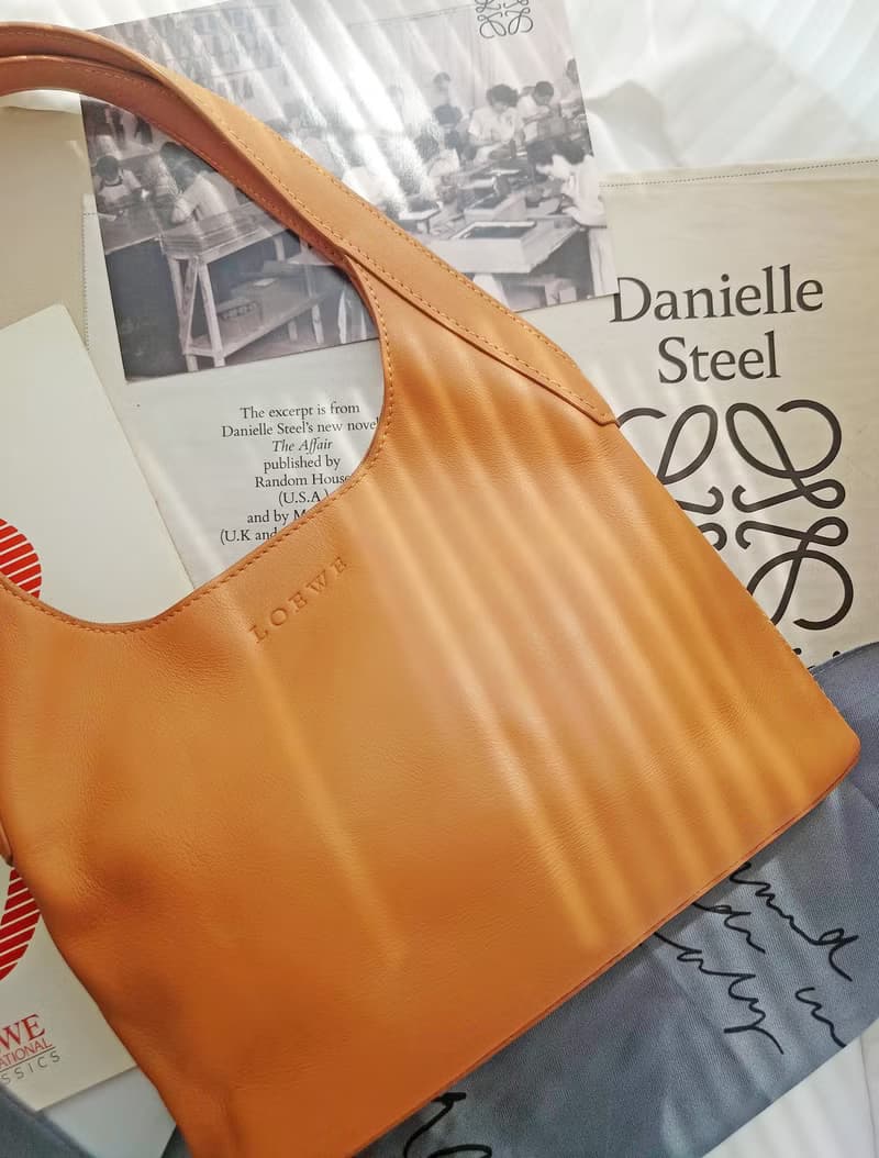 中古美品 Loewe 滑小牛皮 托特包單肩包手拎包手提包手挽袋通勤包