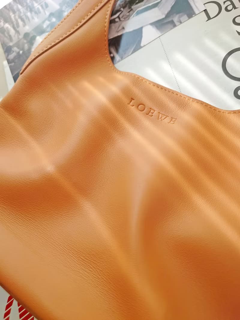 中古美品 Loewe 滑小牛皮 托特包單肩包手拎包手提包手挽袋通勤包