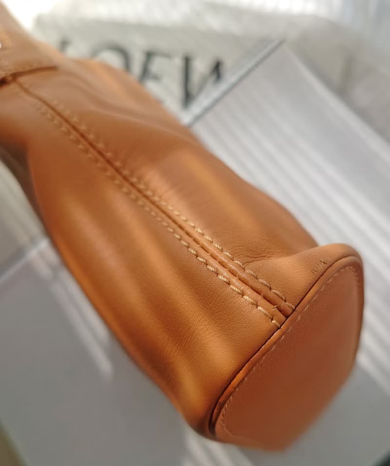 中古美品 Loewe 滑小牛皮 托特包單肩包手拎包手提包手挽袋通勤包