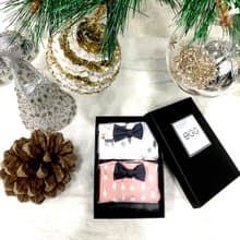 防水圍兜 | 麋鹿森林禮盒 (吃飯兜 彌月禮)