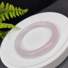 精品 粉晶手鐲 61+MM 冰透星光閃片淺粉色玫瑰石英手環 溫柔粉嫩
