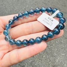 精品濃色海藍海藍寶水晶8mm17g平衡情緒減緩壓力提高溝通