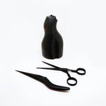 【珍藏藝品】早期古件-德國青銅雕塑雙刀座事務組合 | HYN