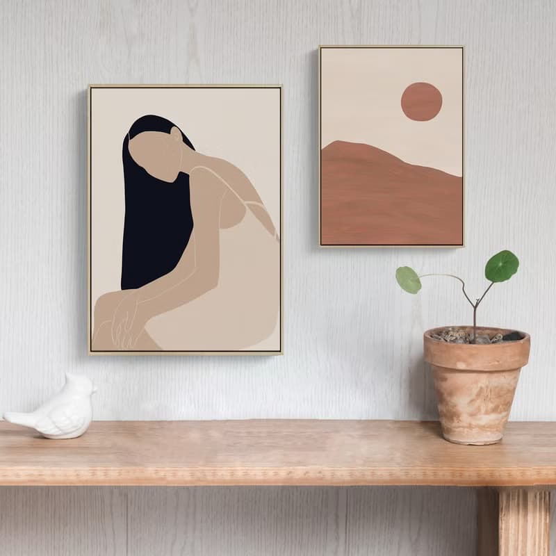 Woman - 插畫/手繪/北歐/極簡/掛畫/新居禮物/房間佈置