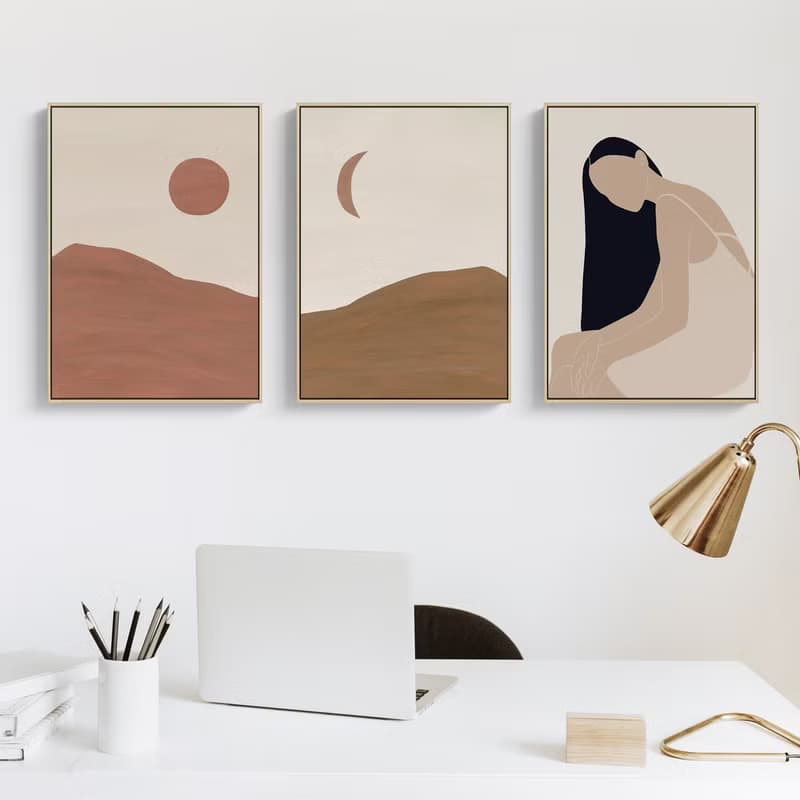 Woman - 插畫/手繪/北歐/極簡/掛畫/新居禮物/房間佈置