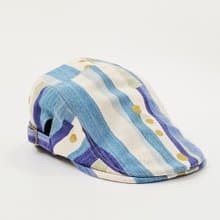 【HiGh MaLi】狩獵帽 | 小偷帽 | 文青藍條紋#日系#搭配#日本布