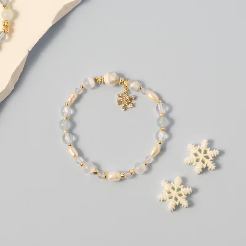 【北歐風】斯德哥爾摩的白夜 | 白松石/海藍寶/藍月光 | 能量水晶