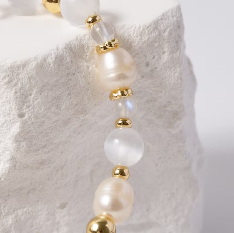 【北歐風】斯德哥爾摩的白夜 | 白松石/海藍寶/藍月光 | 能量水晶