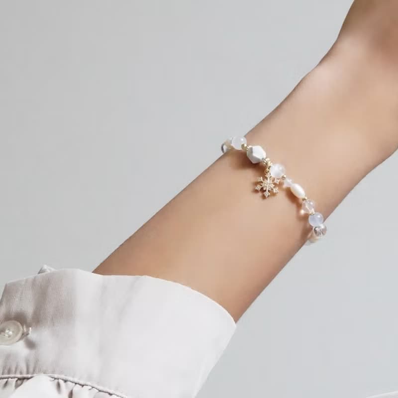 【北歐風】斯德哥爾摩的白夜 | 白松石/海藍寶/藍月光 | 能量水晶