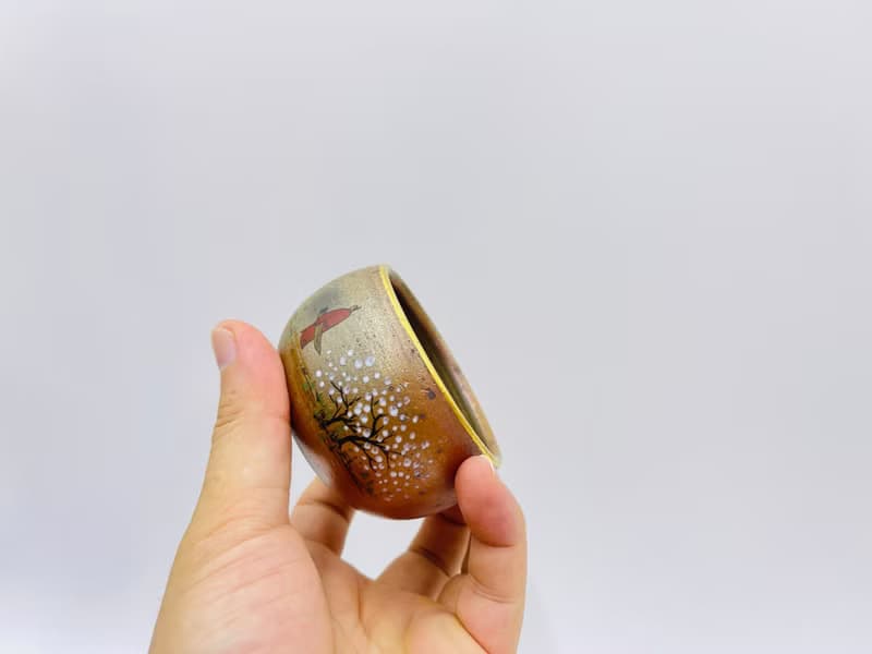柴燒手繪杯
