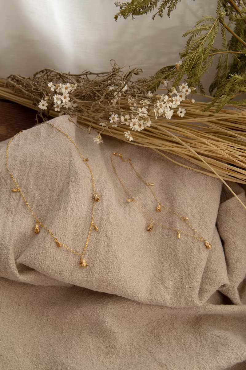 法國白梅拾穗項鍊 Ixodia Des glaneuses Necklace