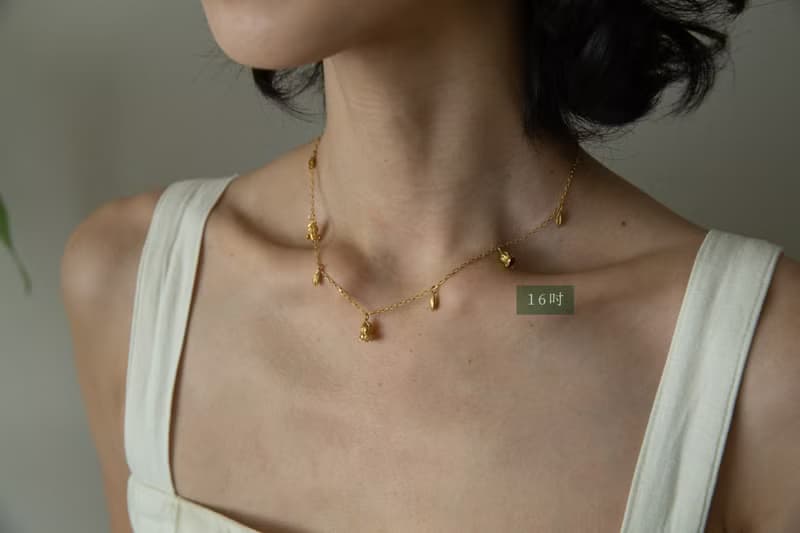 法國白梅拾穗項鍊 Ixodia Des glaneuses Necklace