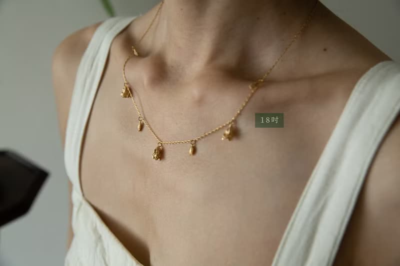 法國白梅拾穗項鍊 Ixodia Des glaneuses Necklace