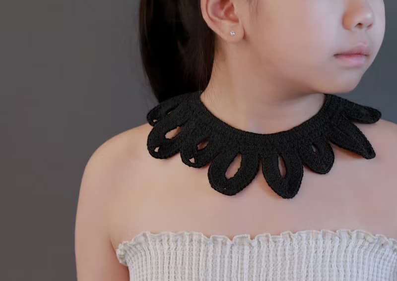 POPOPB 領子飾物 CUDDLY – BLACK (假領子 配飾 飾物 領圍)