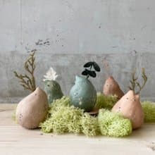 小草花器 精油瓶 擴香 陶偶 怪獸