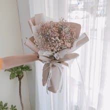 彩虹星星 彩色滿天星乾燥花束