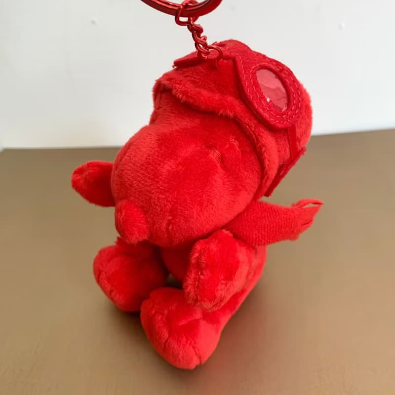 紅色 Snoopy 史努比鑰匙圈吊飾史奴比包包掛飾