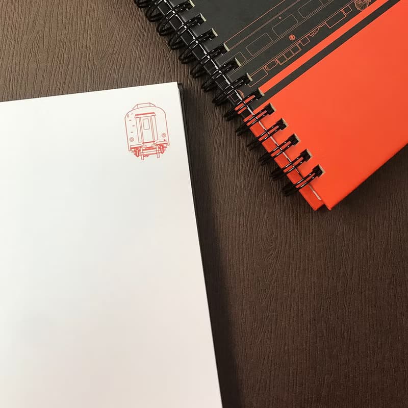 臺鐵原色鳴日號筆記本