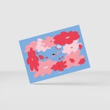 Dive into Flower card (A5/A6)