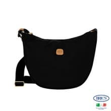 【BRIC' S】X-Bag 半月側背包-黑色