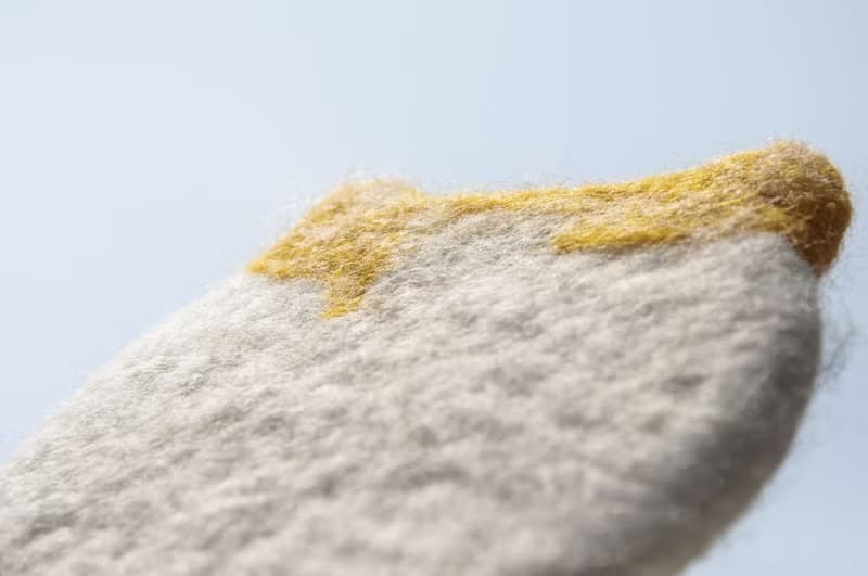 情人節禮物 聖誕交換禮物 森林系羊毛氈杯墊 動物杯墊-貓咪吸水墊