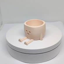 【療癒打印所】【珊瑚色】可愛療癒花盆 小盆栽 多肉花盆