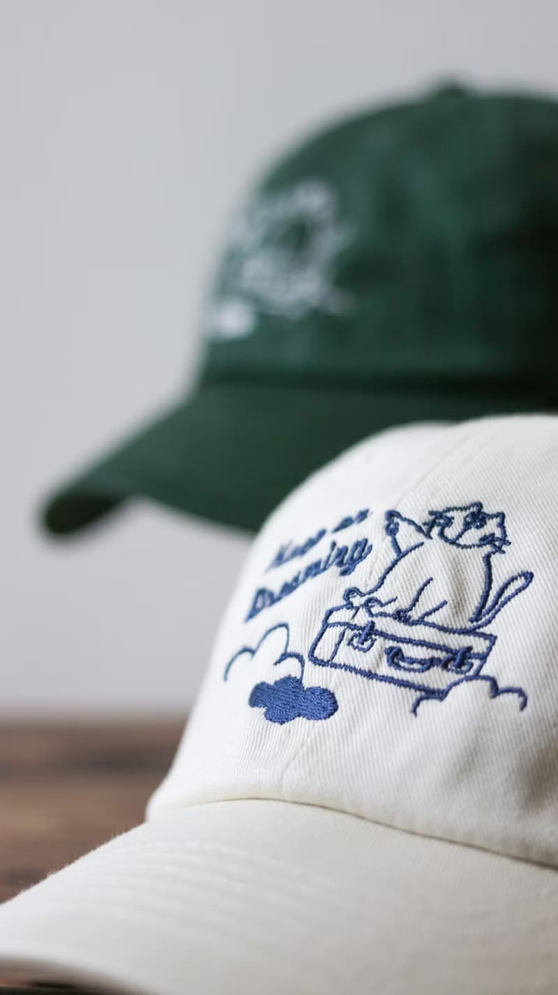 Keep on dreaming. 刺繡棉質美式老帽