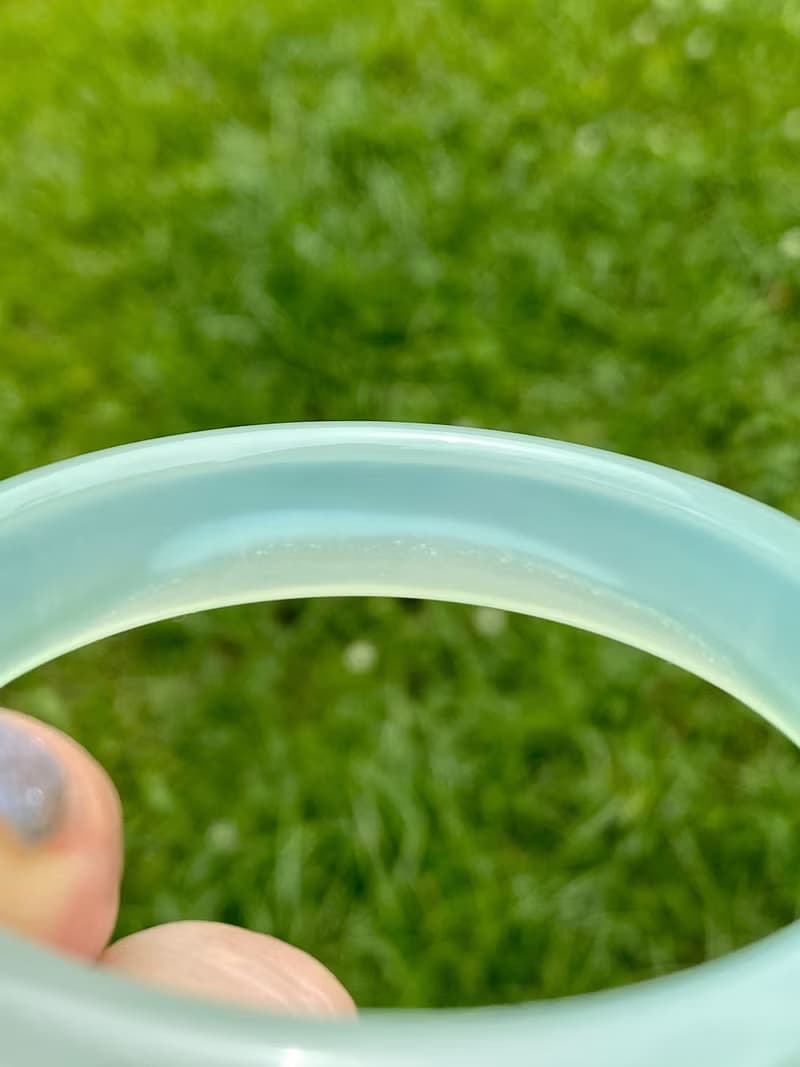 高冰天青色瑪瑙手鐲56.5