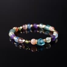 大堡礁 // 藍磷灰石橙月光石橄欖石海洋藍寶 手鍊 // 溝通 智慧