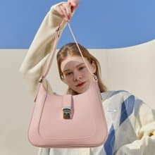 韓國LALA BAG | 粉紅色 | 腋下包 側背包 斜孭袋