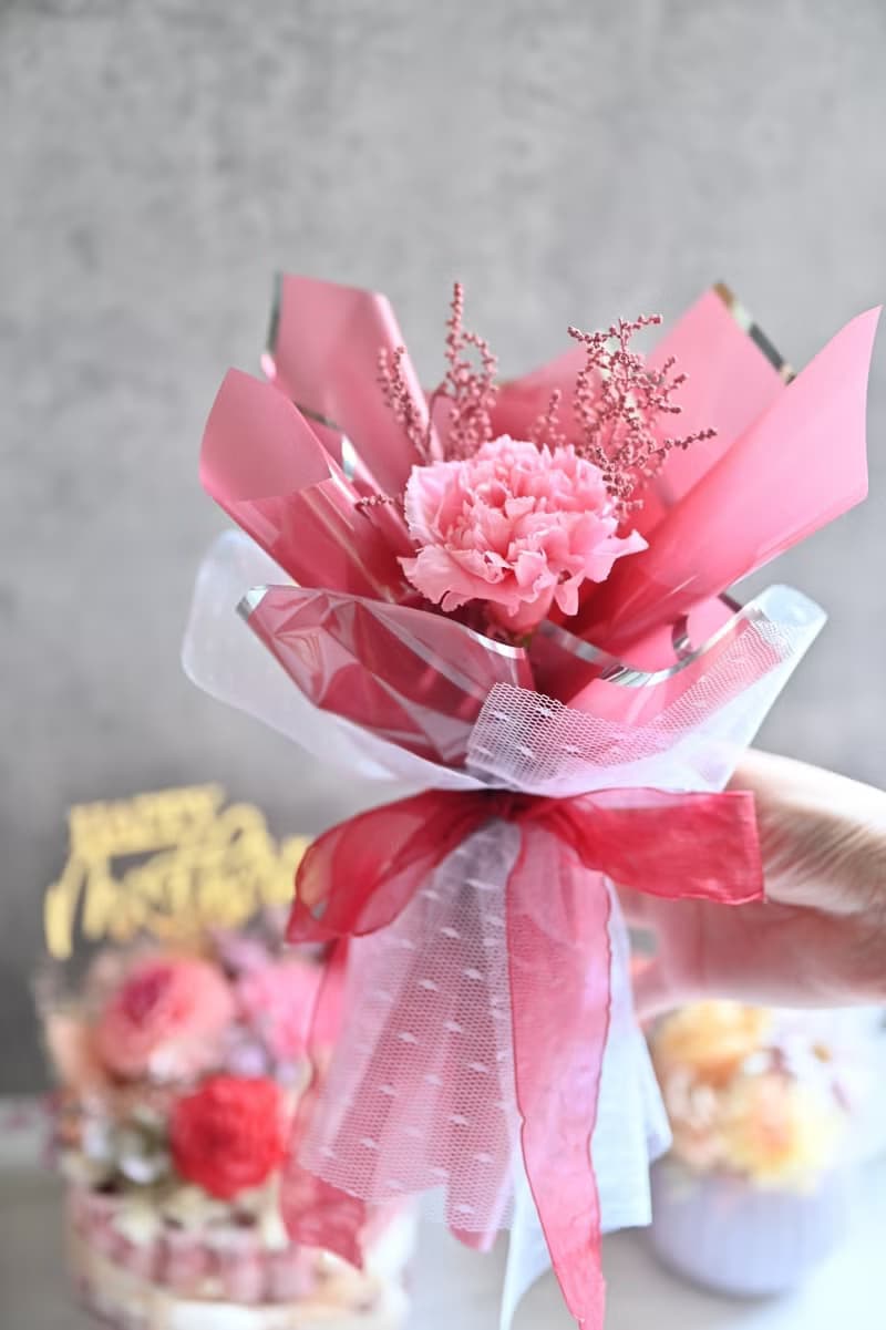 永生康乃馨花束