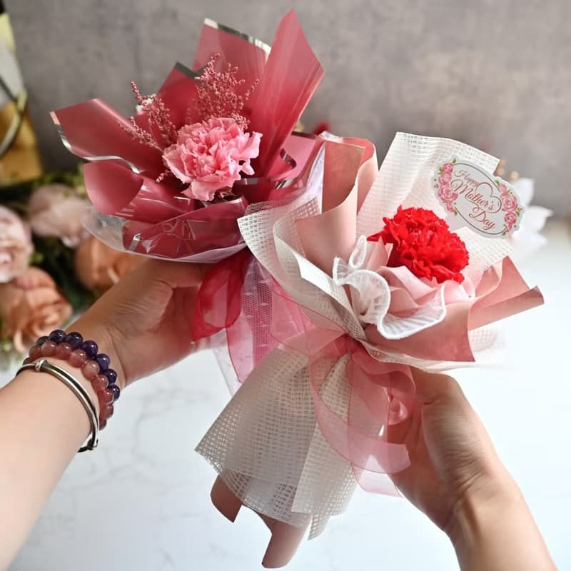 永生康乃馨花束